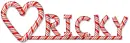 Ricky Candy Cane Heart