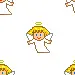 Animated flying angels background
