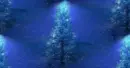 Blue christmas tree tiled background