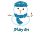 Warm Wishes Snowman - Maythe