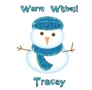 Warm Wishes Snowman - Tracey