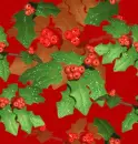 Holly tiled background