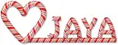 Jaya Candy Cane Heart