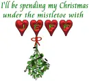 Jeff under the mistletoe