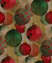 Christmas ornaments tiled background