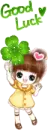 cute kawaii girl with text