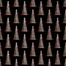 White christmas tree tiled background