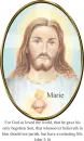 Jesus John 3:16 Bible Marie