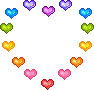 coloreh hearts