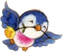 sweet blue bird