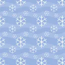 Snowflakes On Blue