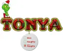 Tonya Very Naughty Grinch