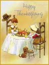 Family Praying, Thanksgiving
