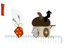 Mouse with cheese