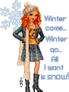 All I want is snow!