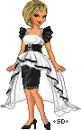 Black and White Dress