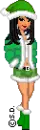 Green Christmas Coat