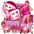 Happy Holidays (pink)