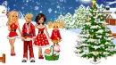 Christmas family scene