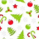 Christmas tiled background