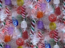 Christmas sweets tiled background