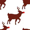 blinking rudolph tiled background