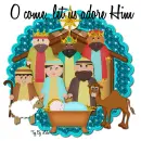 Come let us adore him Jesus Christmas