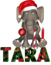 Tara Christmas Elephant