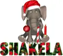 Shakela Christmas Elephant