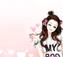 cute kawaii hairdresser