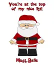 Santa's Nice List - Belle