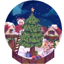 pixel christmas