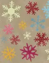 Christmas Colourful Snowflake Background