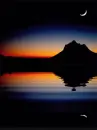 Dark Reflection Moon
