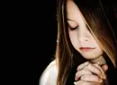 Sweet Baby Girl Praying