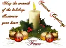 Season Greetings - Fran