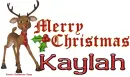 Kaylah Rudolph Christmas