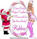 Robbie -Dear Santa pink