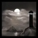 Dark Lighthouse Night Moon