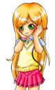 Cute blonde girl