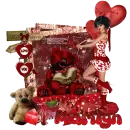 Valentine.love you girl/marilyn