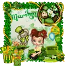 ST Patricks day girl/marilyn