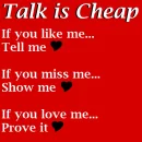 Talk is Cheap