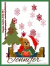 Christmas Bear Tag