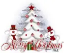 White Christmas tree-Ania