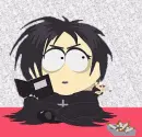 South Park Henrietta goth chick