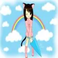 Cute little kawaii girl