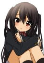 Anime girl with black hair