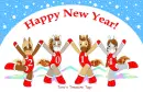 Horses Happy New Year 2014