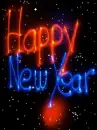 background Snowy New Year animated background